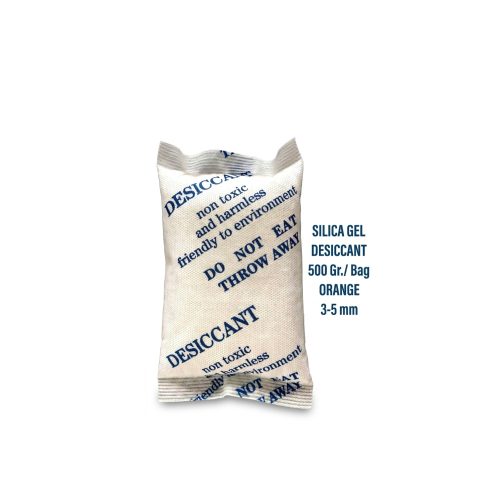 Silica Gel Naranja en Sachets – Sachets 500g (Caja 20kg)